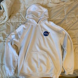 White NASA hoodie